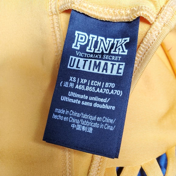 VS PINK strappy front Ultimate sports bra - Picture 6 of 6